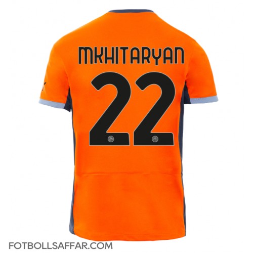 Inter Milan Henrikh Mkhitaryan #22 Tredjeställ 2023-24 Kortärmad